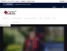 Tablet Screenshot of cetc.com.tr